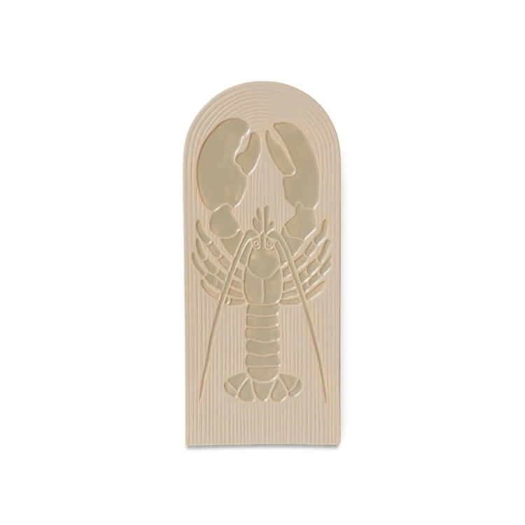 Dekoracja ścienna z kamionki Lobster