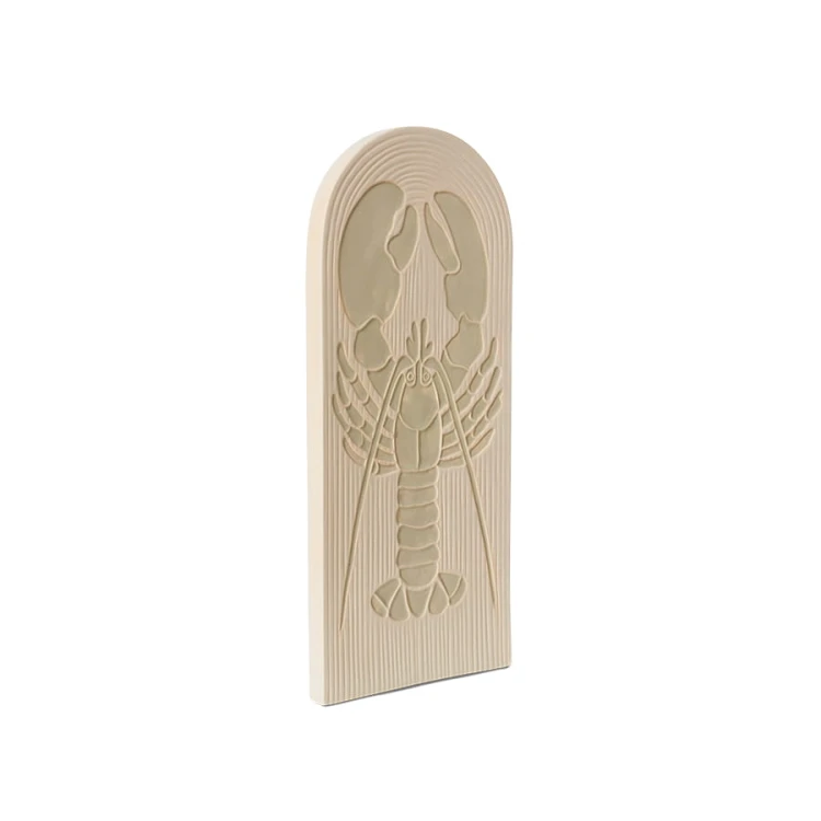 Dekoracja ścienna z kamionki Lobster