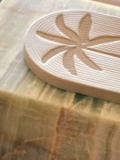 Dekoracja ścienna z kamionki Palmy