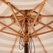 Parasol w paski,stracciatella