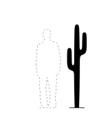 Wieszak SAGUARO outdoor żółty
