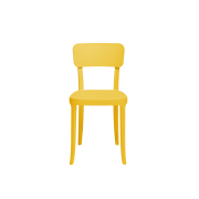 Zestaw 2 krzeseł K CHAIR żółty