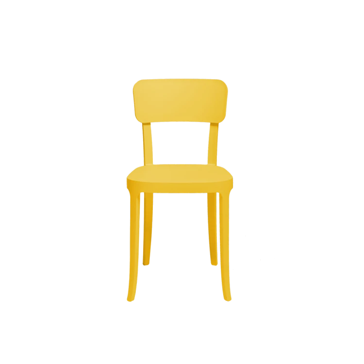 Zestaw 2 krzeseł K CHAIR żółty