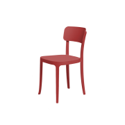Zestaw 2 krzeseł K CHAIR czerwony