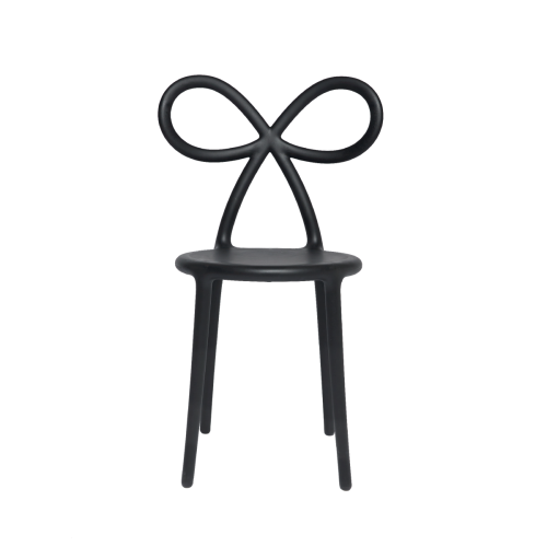 Krzesło Ribbon czarny mat