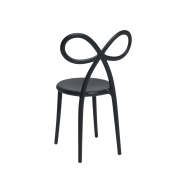Krzesło Ribbon czarny mat
