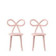 Zestaw 2 krzeseł RIBBON BABY, różowy