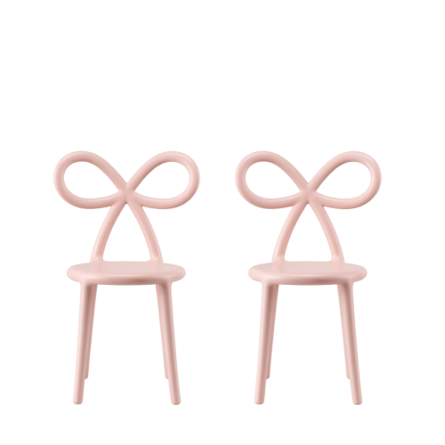 Zestaw 2 krzeseł RIBBON BABY, różowy