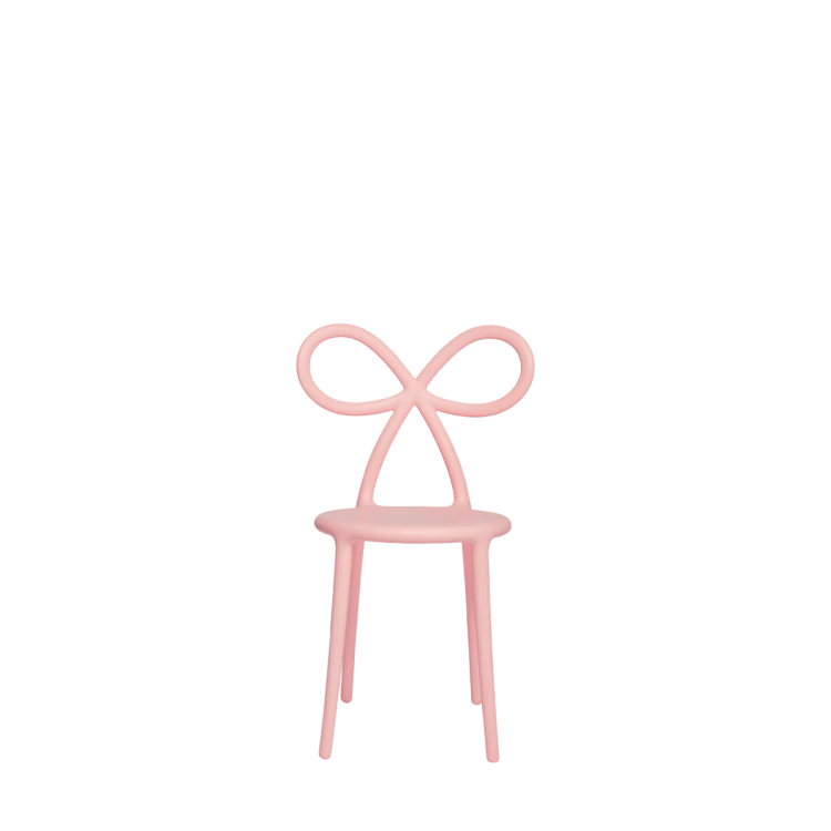 Zestaw 2 krzeseł RIBBON BABY, różowy