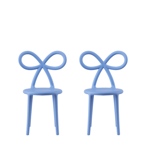 Zestaw 2 krzeseł RIBBON BABY, jasnoniebieski