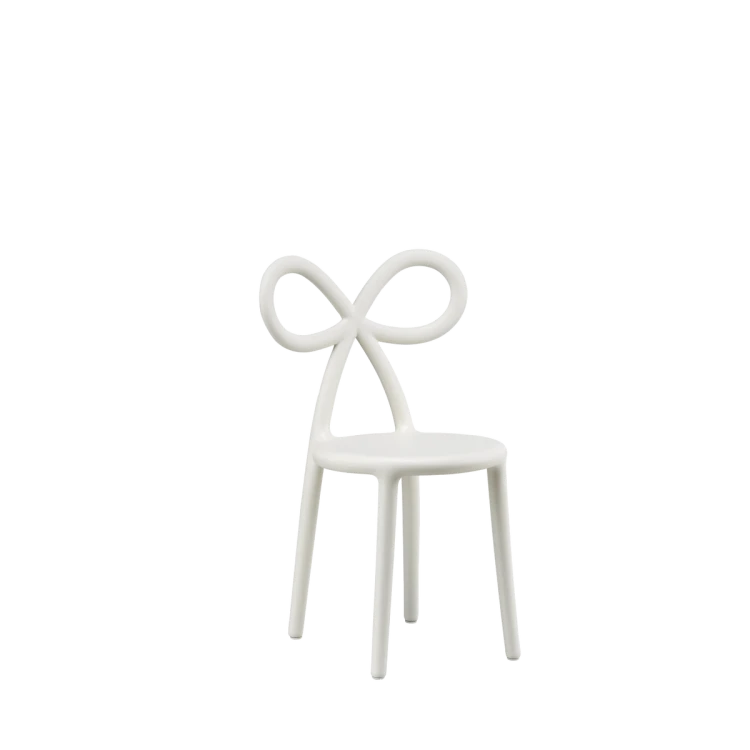 Krzesło RIBBON BABY białe/ Nika Zupanc