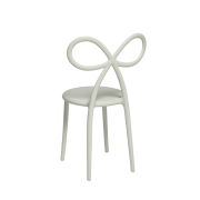 Zestaw 2 krzeseł Ribbon biały mat
