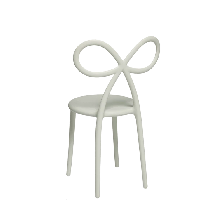 Zestaw 2 krzeseł Ribbon biały mat