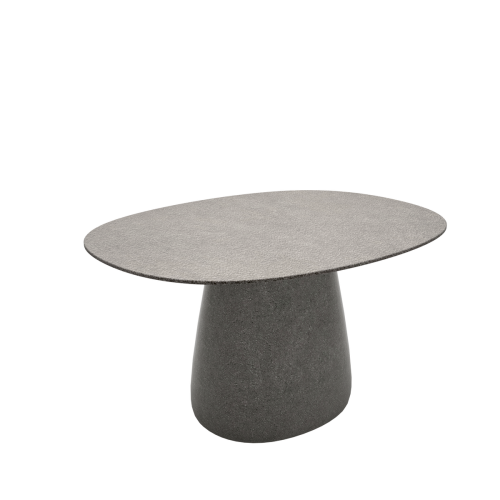 Stół COBBLE 135 cm mix szary