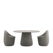 Stół COBBLE 135 cm mix szary