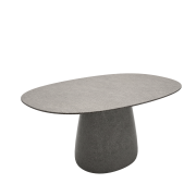 Stół COBBLE 160 cm mix szary