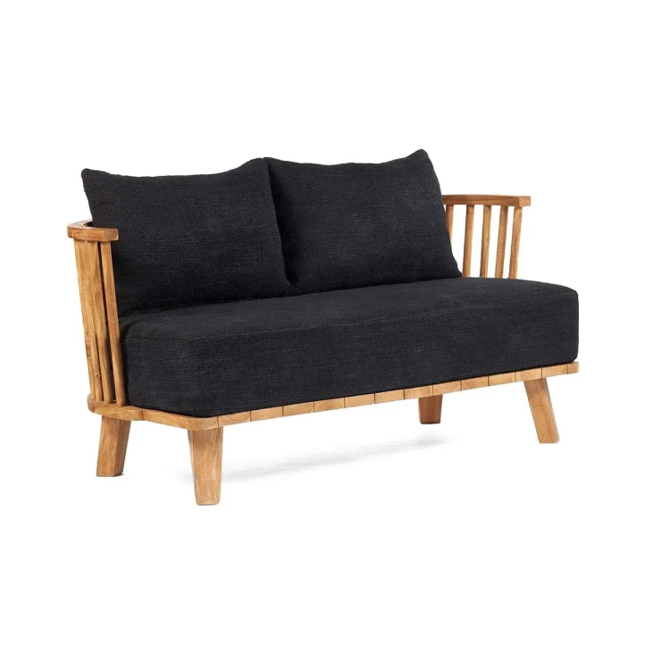 czarna sofa tekowa Malawi