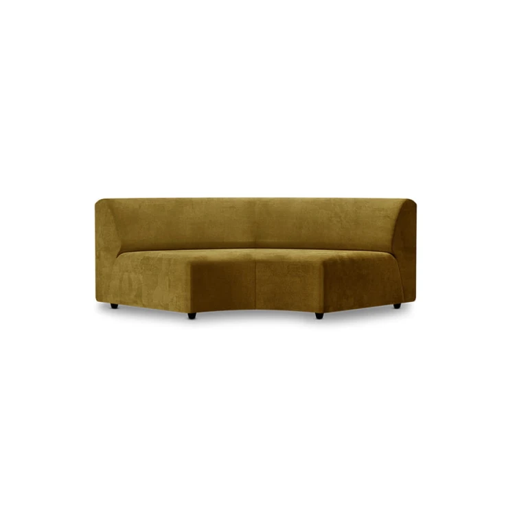 Sofa Jax: element okrągły, royal velvet, oliwkowy