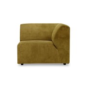 Sofa Jax: element prawy róg, royal velvet, oliwkowy
