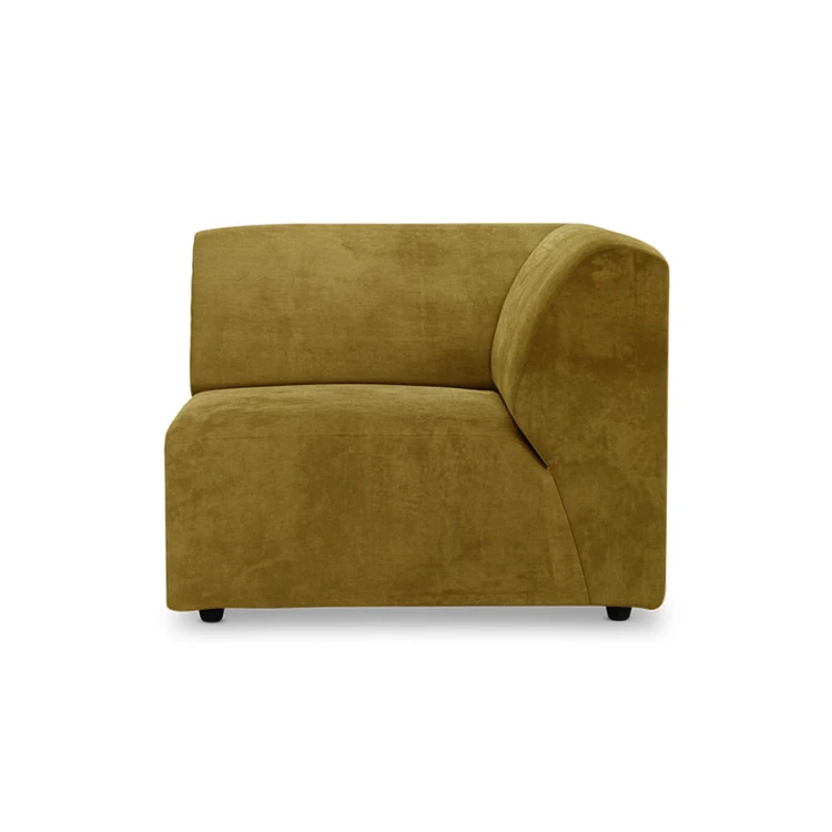 Sofa Jax: element prawy róg, royal velvet, oliwkowy