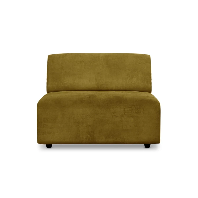 Sofa Jax: element środkowy, royal velvet, oliwkowy
