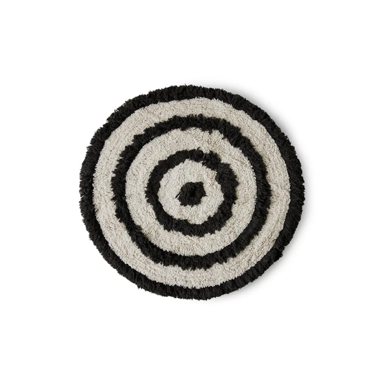 Dywanik łazienkowy, okrągły, momochromatyczny (ø80cm)