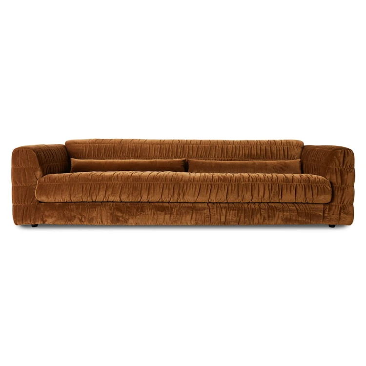 Sofa CLUB royal velvet, karmelowy