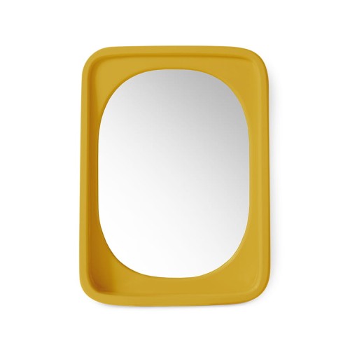 Lustro Curve żółty