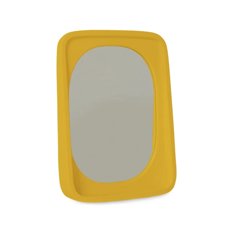 Lustro Curve żółty