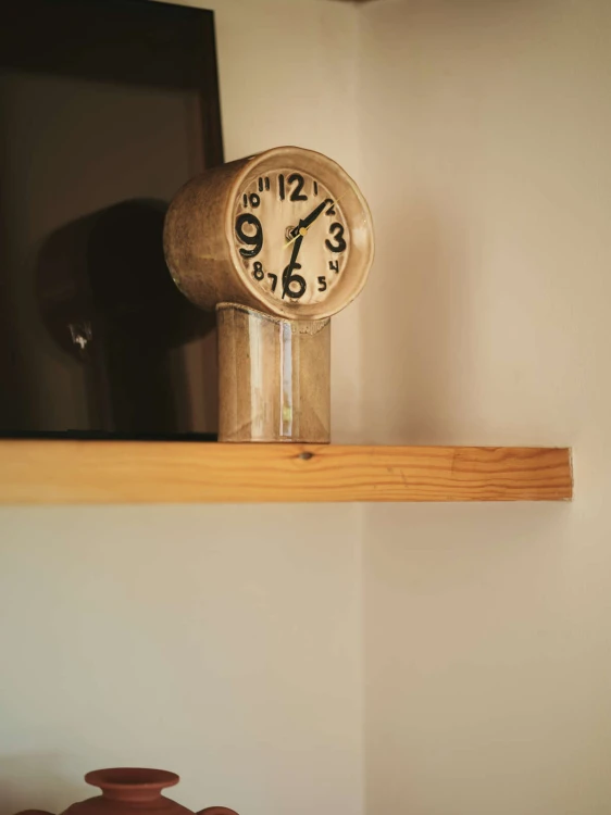 Zegar ceramiczny Retro cream