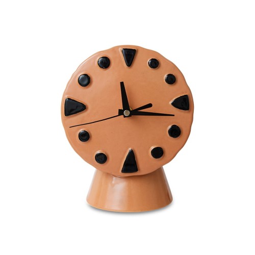 Zegar ceramiczny Retro brzoskwiniowy