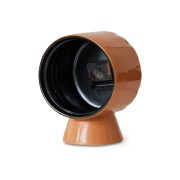 Zegar ceramiczny Retro brzoskwiniowy