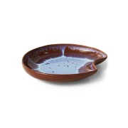 Talerz w kształcie muszli, sienna