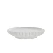 biała ceramiczna mydelniczka Lily