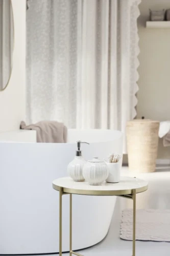 Lene Bjerre- beżowy ceramiczny pojemnik Lily