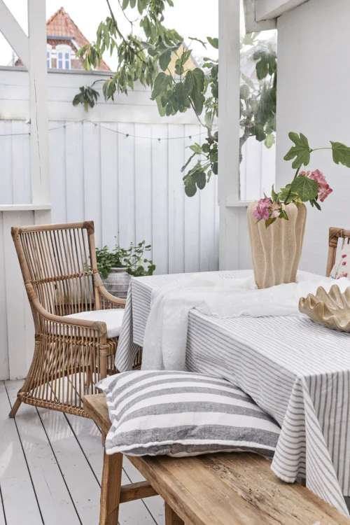 Lene Bjerre- beżowa miska dekoracyjna Viola 33,5cm