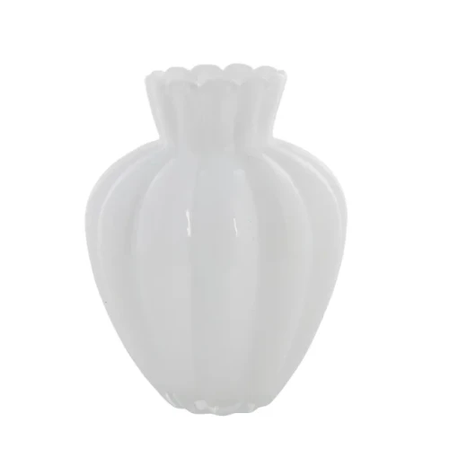 Lene Bjerre- biały wazon Verity 28 cm