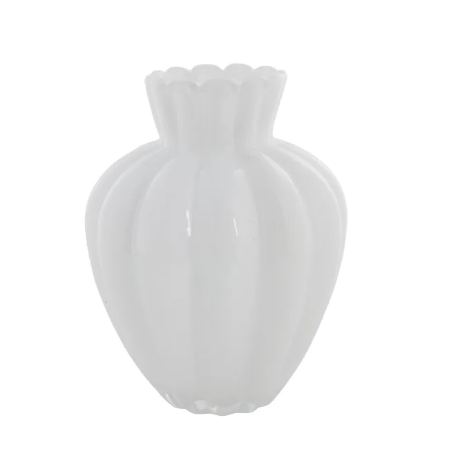 Lene Bjerre- biały wazon Verity 28 cm