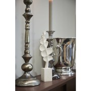 Lene Bjerre- biała dekoracjna figurka na parapet Sille 26 cm