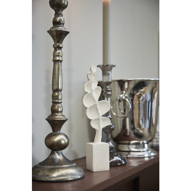 Lene Bjerre- biała dekoracjna figurka na parapet Sille 26 cm