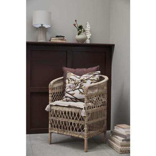 Lene Bjerre- biała dekoracjna figurka na parapet Sille 33 cm