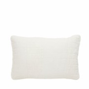 Lene Bjerre- bawełniana poszewka na poduszkę 60x40 Isadora złamana biel