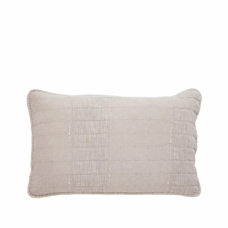 Lene Bjerre- bawełniana poszewka na poduszkę 60x40 Isadora beżowa