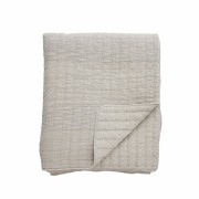 Lene Bjerre - pikowana bawełniana narzuta 240x260 Isadora beżowa