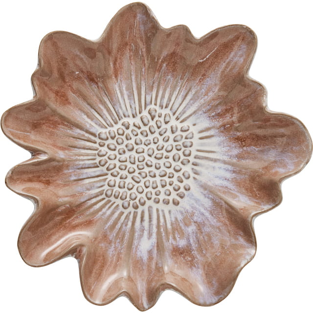 Lene Bjerre -ciemno różowy porcelanowy kwiat dekoracyjny Floria 21 cm