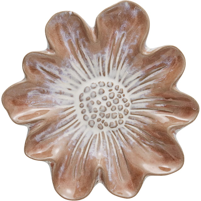 Lene Bjerre -ciemno różowy porcelanowy kwiat dekoracyjny Floria 16 cm