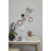 Lene Bjerre -ciemno różowy porcelanowy kwiat dekoracyjny Floria 16 cm