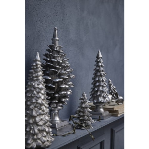 Lene Bjerre srebrna ozdobna choinka Gracie 34 cm