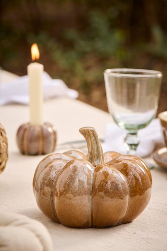 Lene Bjerre - dynia dekoracyjna ceramiczna Hallia 11 cm