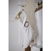 Lene Bjerre-skarpeta świąteczna Penine 41x51 biało-zielony